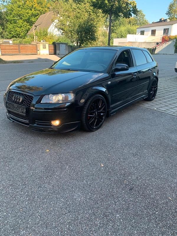 Schwarz Gebraucht 2007 Audi A3 S-Line Limousine | 7.450 € (Etwas zu teuer) - Bild 1/4