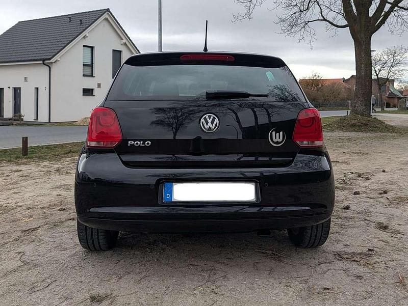 Gebraucht VW Polo Style 69 PS (50 kW) 2011 Schwarz Kleinwagen