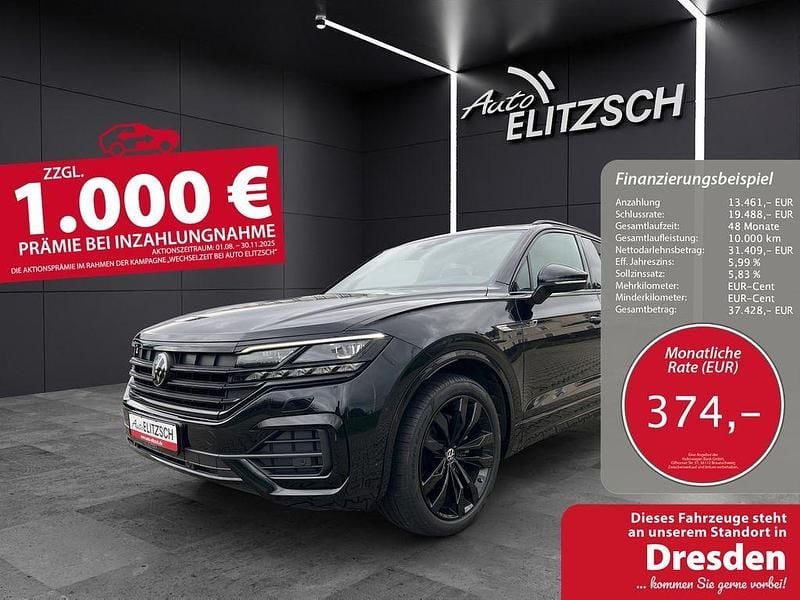 Deep black perleffekt Gebraucht 2022 VW Touareg R-line SUV | 44.870 € (Guter Preis) - Bild 1/3