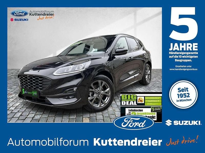 Obsidianschwarzmetallic Gebraucht 2023 Ford Kuga ST-Line X SUV | 24.340 € (Guter Preis) - Bild 1/3
