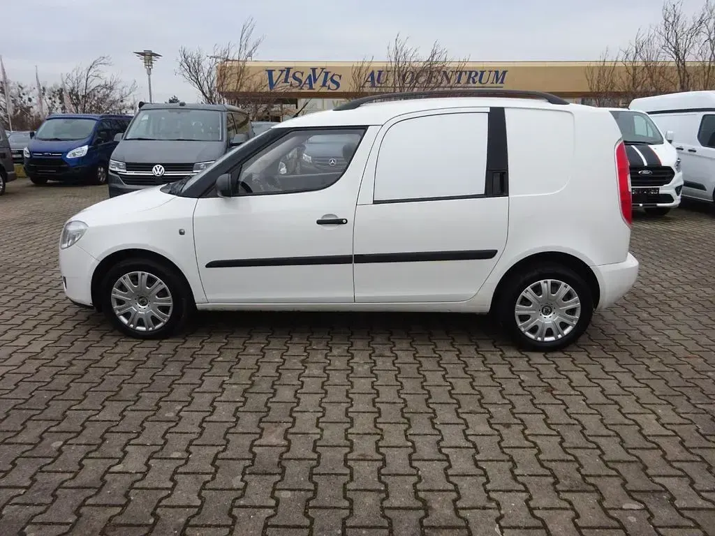 Gebraucht Skoda Roomster 80 PS (58 kW) 2007 Weiß Van / Kleinbus