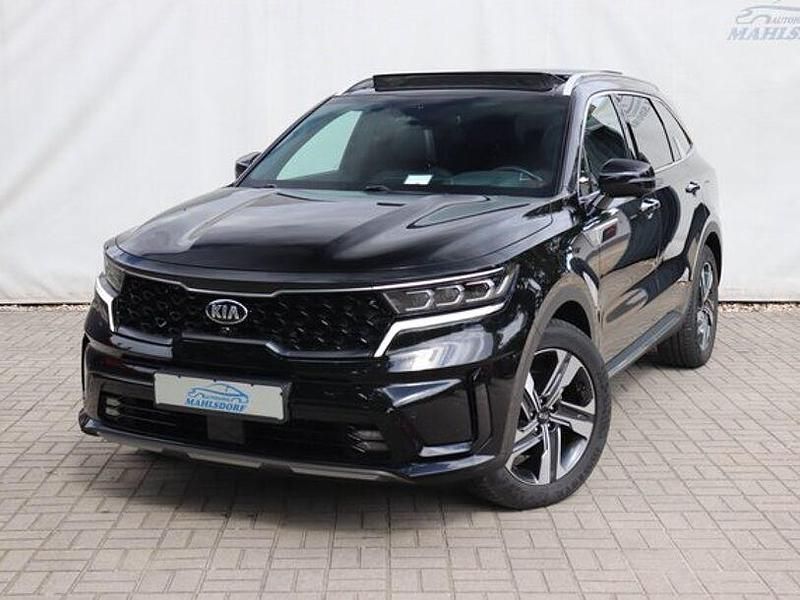 (abp) auroraschwarz met. Gebraucht 2021 Kia Sorento Platinum SUV | 39.960 € (Teuer) - Bild 1/3