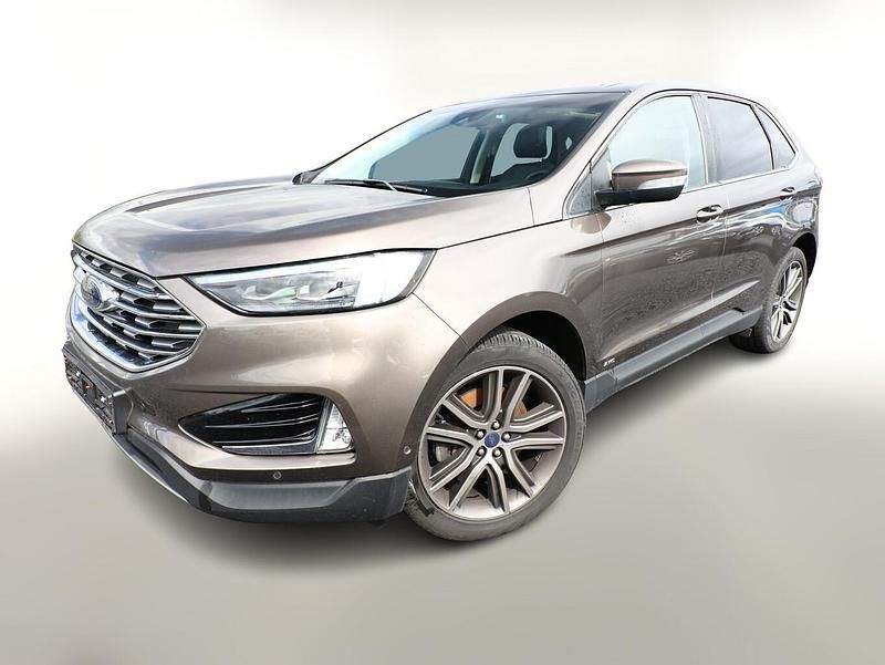 Concretegrau metallic Gebraucht 2018 Ford Edge Titanium SUV | 25.520 € (Guter Preis) - Bild 1/4
