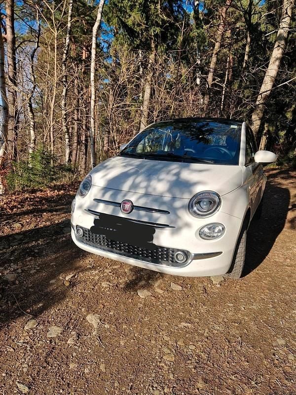 Weiß Gebraucht 2021 Fiat 500C Cabrio | 8.950 € (Superpreis) - Bild 1/4