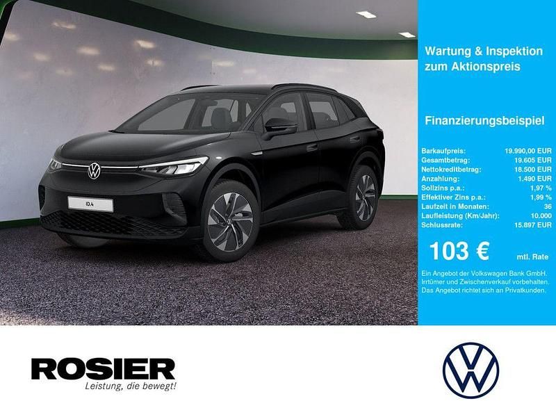 Gebraucht VW ID.4 Pure 108 kW (148 PS) 2022 Schwarz / grenadillschwarz SUV