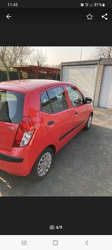 Rot Gebraucht 2008 Hyundai i10 Style Kleinwagen | 3.999 € (Guter Preis) - Bild 1/4
