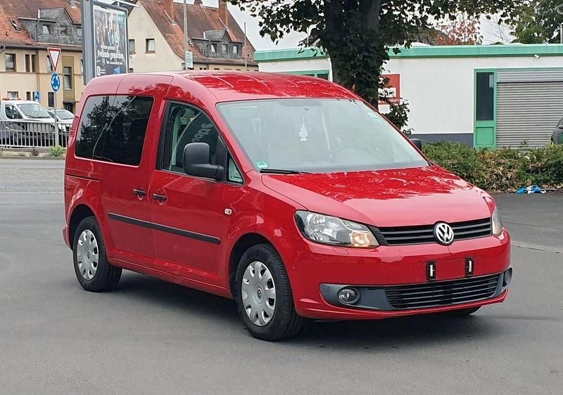Gebraucht VW Caddy Comfortline 109 PS (80 kW) 2011 Rot Van / Kleinbus