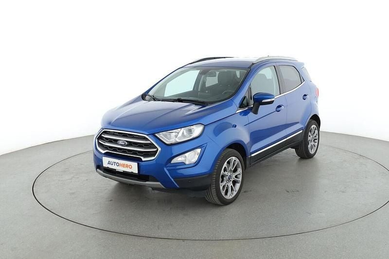Blau Gebraucht 2019 Ford Ecosport Titanium SUV | 14.990 € (Fairer Preis) - Bild 1/3