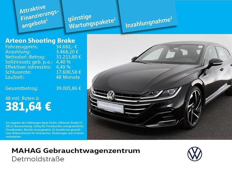 Deep black perleffekt Gebraucht 2022 VW Arteon R-line Kombi | 34.682 € (Fairer Preis) - Bild 1/2
