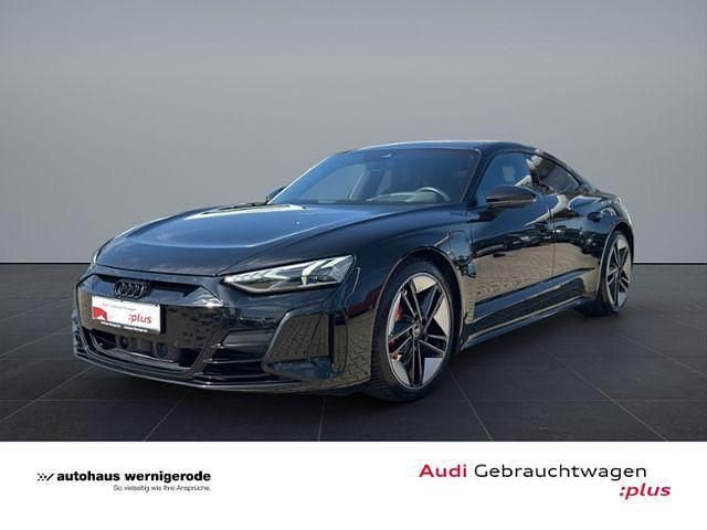 Mythosschwarz metallic Gebraucht 2022 Audi e-tron GT quattro Ambiente Limousine | 51.839 € (Fairer Preis) - Bild 1/4