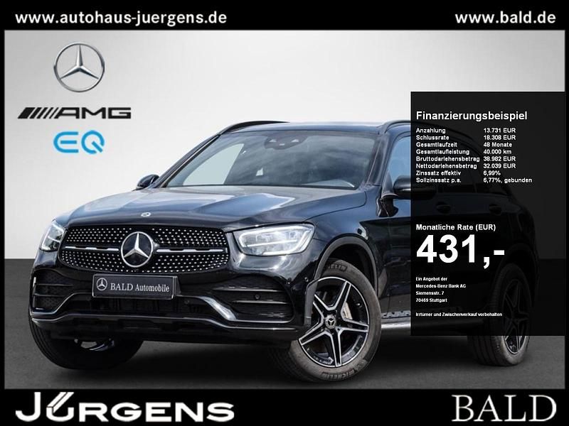 Unilack schwarz Gebraucht 2022 Mercedes GLC300e AMG SUV | 45.550 € (Teuer) - Bild 1/4