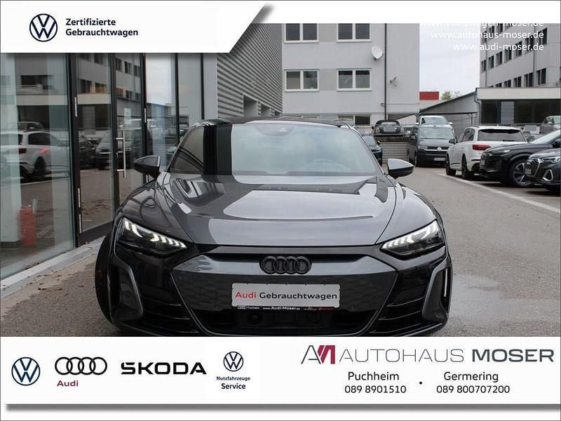 Daytonagrau perleffekt Gebraucht 2022 Audi e-tron GT quattro Ambiente Limousine | 53.920 € (Guter Preis) - Bild 1/4