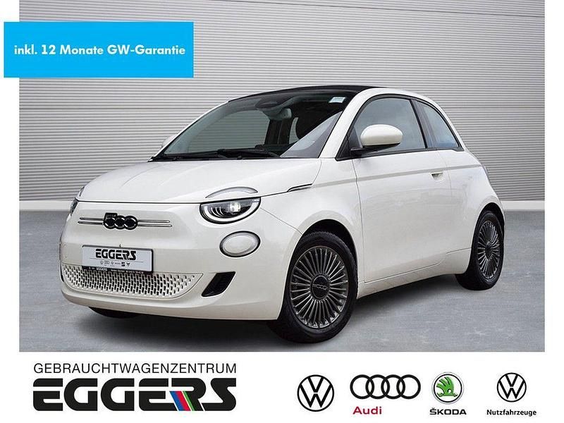 Weiß Gebraucht 2022 Fiat 500e Icon Cabrio | 22.950 € (Fairer Preis) - Bild 1/4
