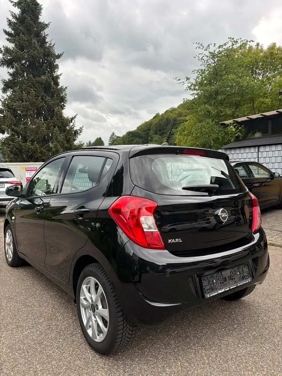 Używany Opel Karl Excite 75 KM (55 kW) 2017 Czarny Hatchback