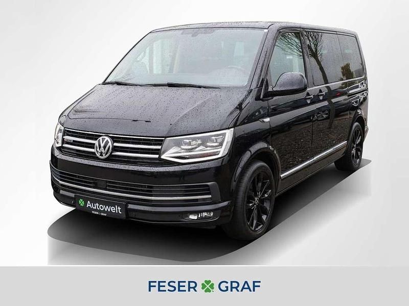 Schwarz Gebraucht 2018 VW Multivan Highline Van | 30.880 € (Superpreis) - Bild 1/3