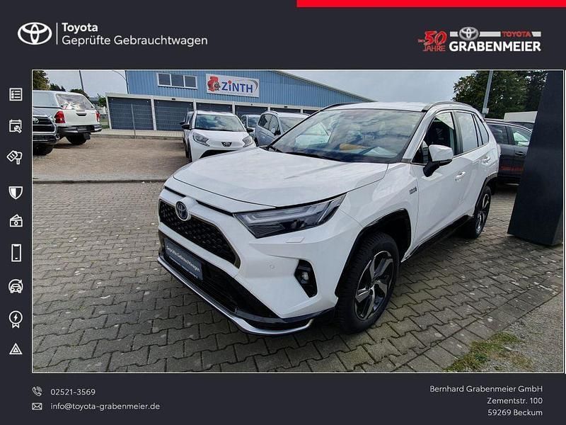 Weiß Gebraucht 2022 Toyota RAV4 Hybrid Basis SUV | 34.750 € (Superpreis) - Bild 1/4