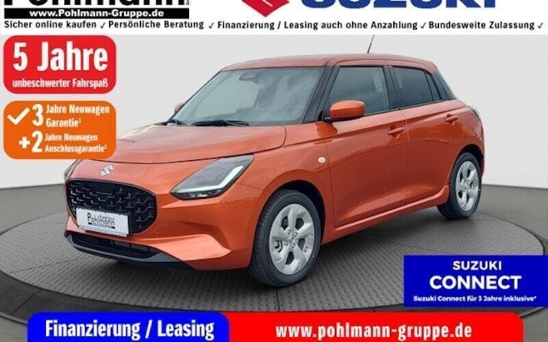 Orange Neu 2024 Suzuki Swift Comfort Limousine | 17.485 € - Bild 1/4