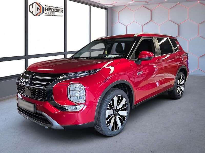 Red metallic Neu 2025 Mitsubishi Outlander P-HEV Edition SUV | 52.460 € - Bild 1/4