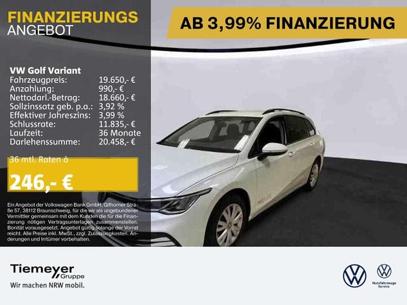 Weiß Gebraucht 2021 VW Golf VIII Life Kombi | 19.650 € (Fairer Preis) - Bild 1/2