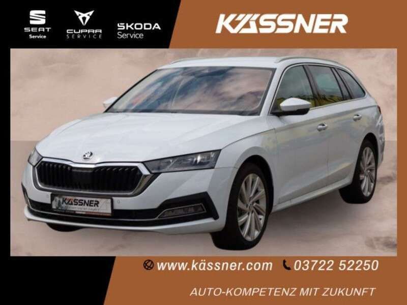 Moonweiss metallic Gebraucht 2023 Skoda Octavia Style Kombi | 33.990 € (Teuer) - Bild 1/2
