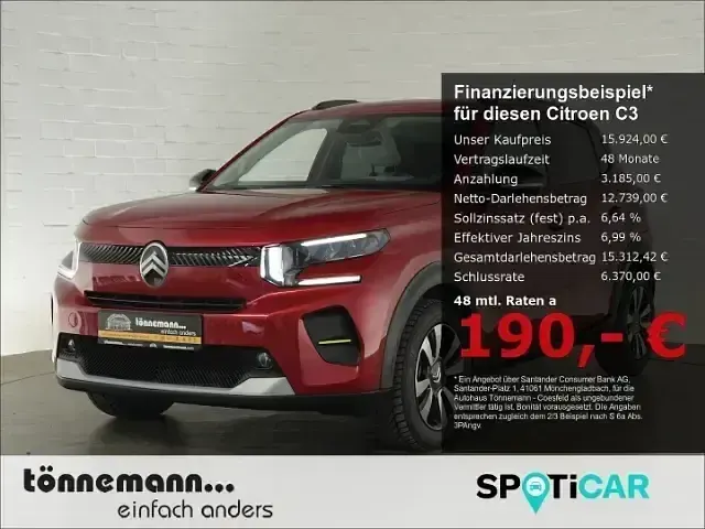 Gebraucht Citroën C3 101 PS (74 kW) 2025 SUV