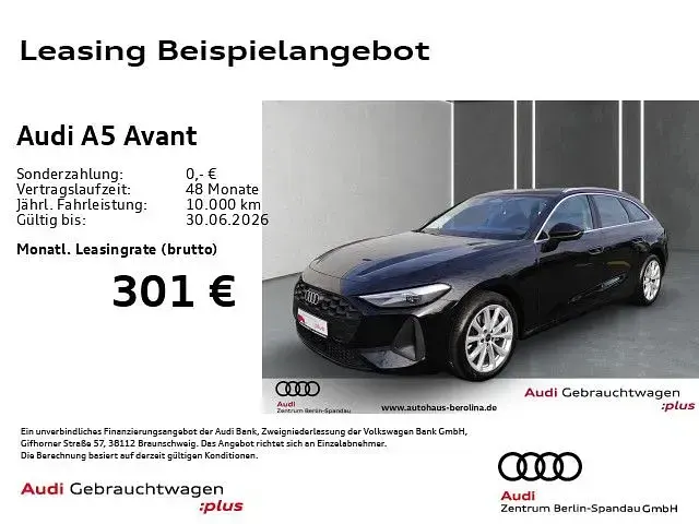 Gebraucht Audi A5 Sport 204 PS (150 kW) 2025 Schwarz Kombi