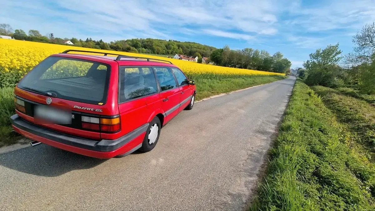 Gebraucht VW Passat 90 PS (66 kW) 1992 Rot Kombi