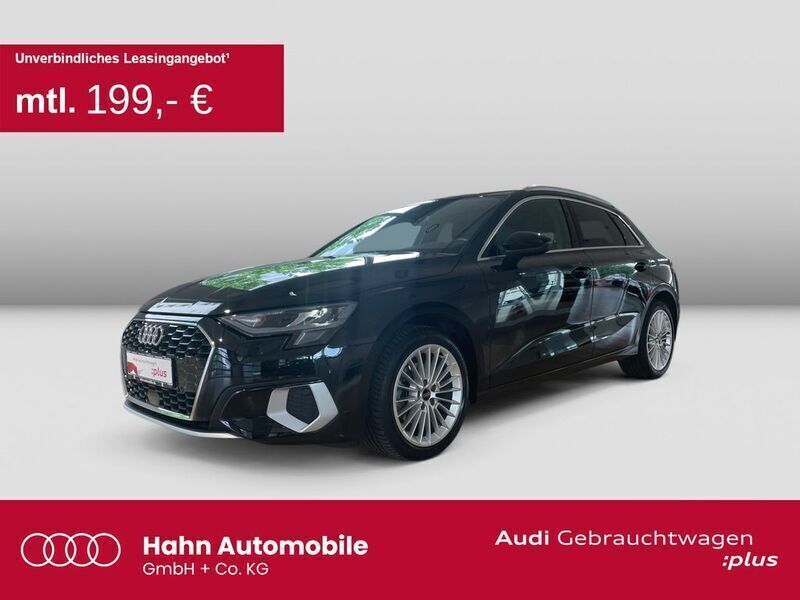 Schwarz Gebraucht 2024 Audi A3 Sportback Advanced Plus Limousine | 30.740 € (Superpreis) - Bild 1/3