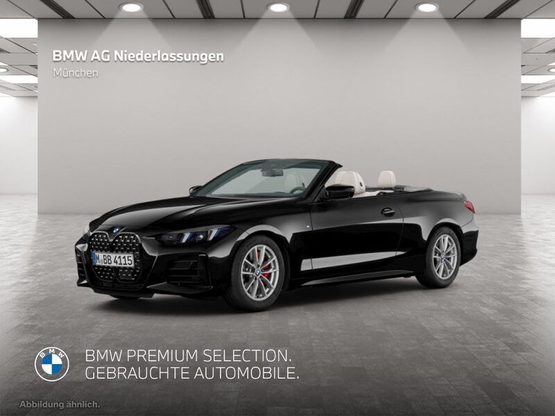 Schwarz Gebraucht 2024 BMW 430 Cabriolet Comfort Edition Cabrio | 65.906 € - Bild 1/2