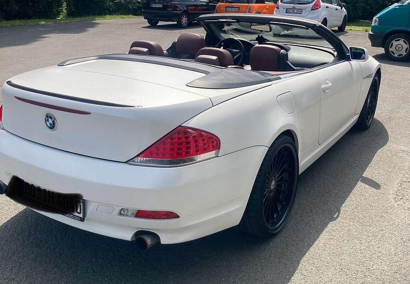 Weiß Gebraucht 2007 BMW 630 Cabriolet Cabrio | 16.200 € (Fairer Preis) - Bild 1/4
