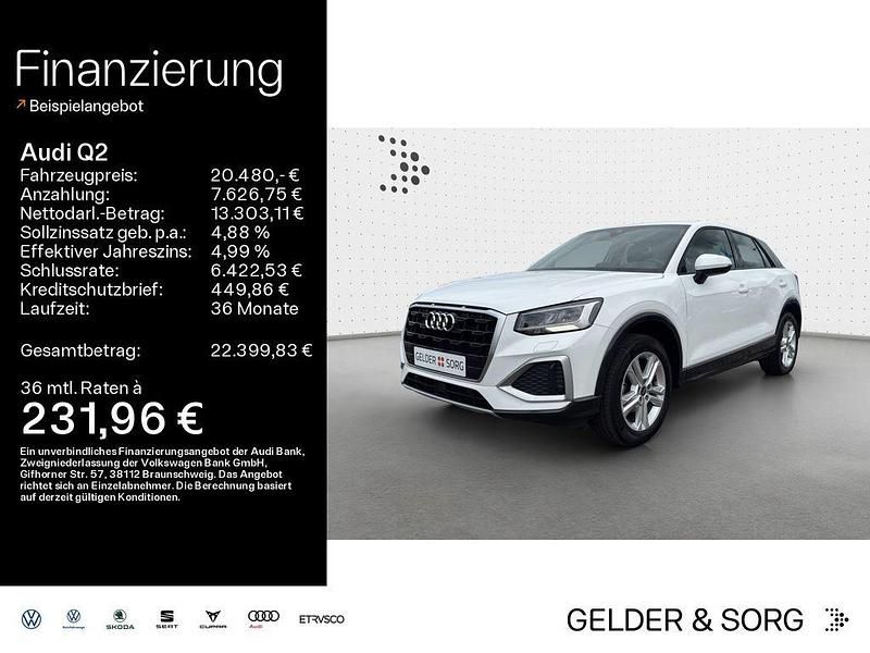 Ibisweiß Gebraucht 2022 Audi Q2 Advanced Plus SUV | 20.480 € (Fairer Preis) - Bild 1/4