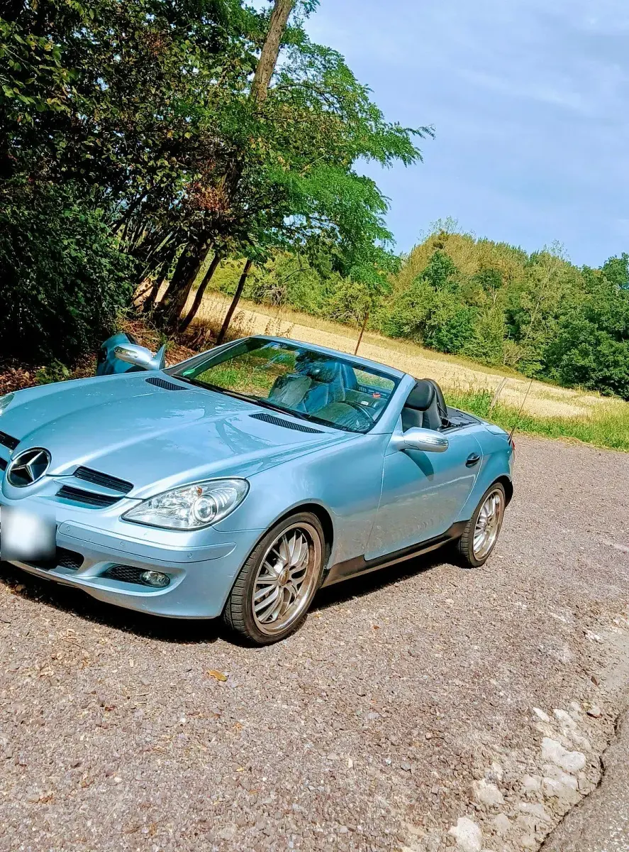 Gebraucht Mercedes SLK200 163 PS (119 kW) 2005 Silber Cabrio