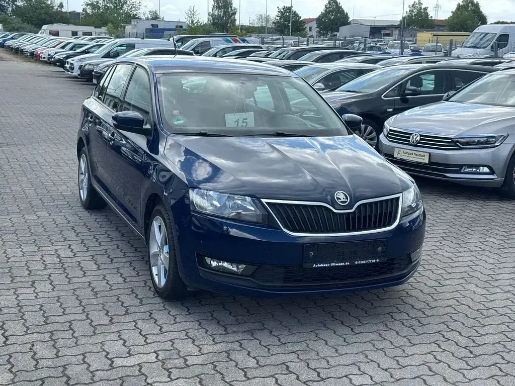 Gebraucht Skoda Rapid Cool Edition 95 PS (69 kW) 2018 Blau Kleinwagen