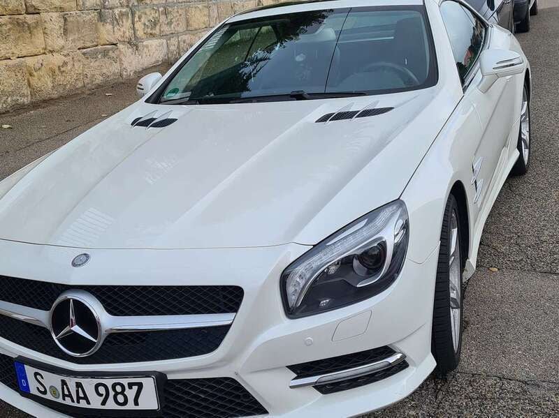 Weiß Gebraucht 2012 Mercedes SL350 Edition 1 Cabrio | 38.000 € (Fairer Preis) - Bild 1/4