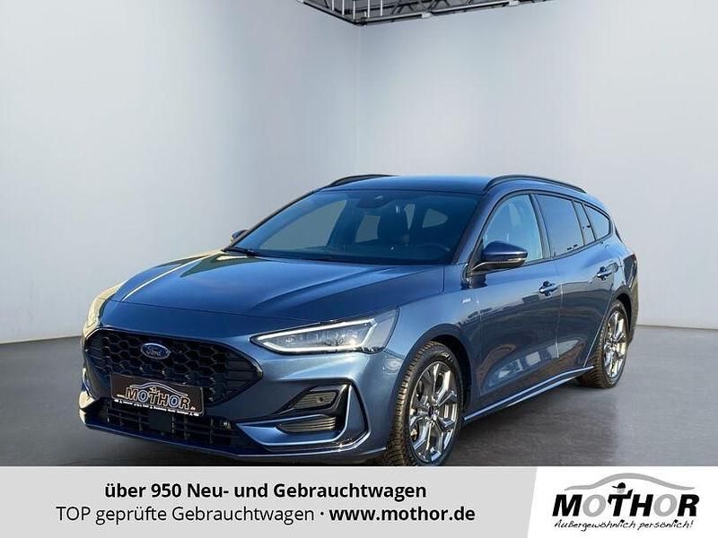 Chroma blau Gebraucht 2024 Ford Focus ST-Line Kombi | 24.392 € (Guter Preis) - Bild 1/4