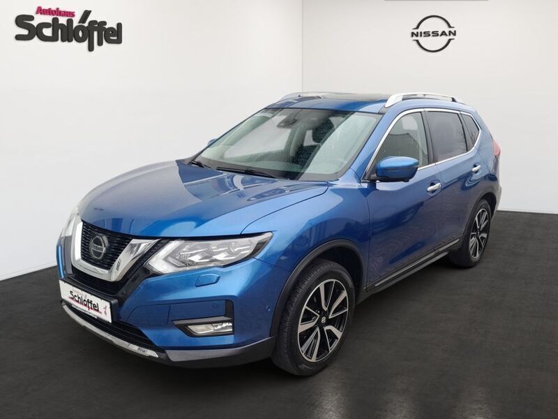 Caspian blue pearleffekt Gebraucht 2020 Nissan X-Trail Tekna SUV | 19.990 € (Fairer Preis) - Bild 1/4
