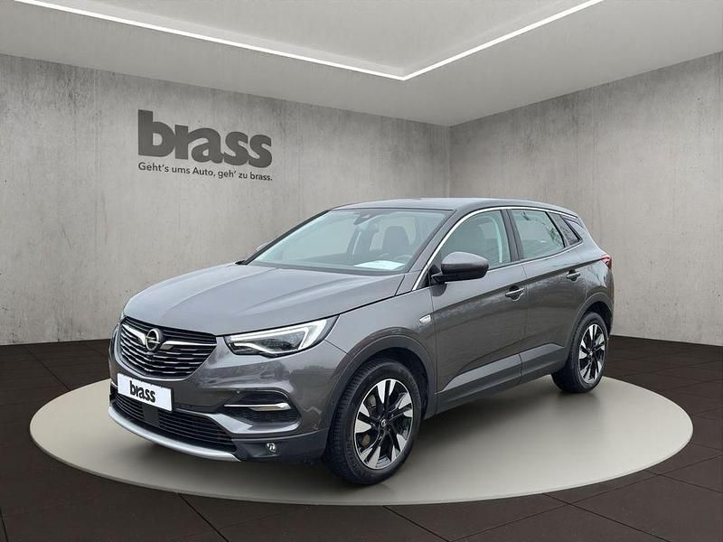 Mondstein grau/e:vulkan grau Gebraucht 2021 Opel Grandland X Business Elegance SUV | 19.980 € (Guter Preis) - Bild 1/4