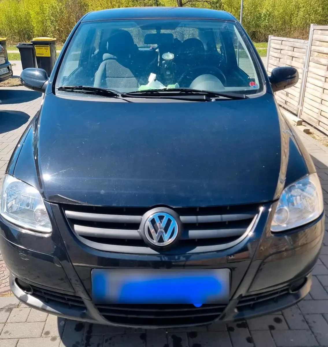 Gebraucht VW Fox 59 PS (43 kW) 2009 Schwarz Kleinwagen