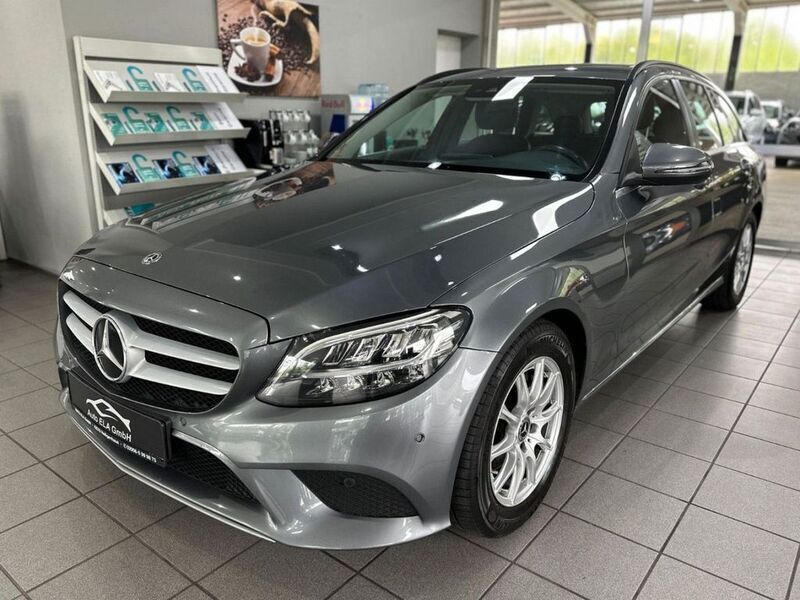 Selenitgrau metalliclack Gebraucht 2020 Mercedes C220 Kombi | 21.990 € (Fairer Preis) - Bild 1/4