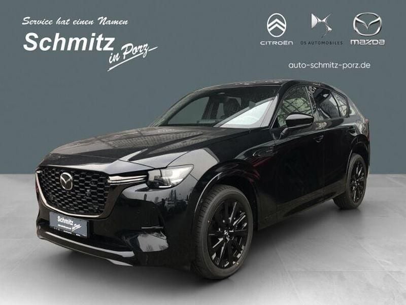 Schwarz Gebraucht 2025 Mazda CX-60 Homura-Line SUV | 52.499 € (Etwas zu teuer) - Bild 1/4