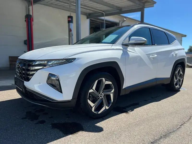 Polar white / sol Gebraucht 2021 Hyundai Tucson Trend SUV | 30.990 € (Etwas zu teuer) - Bild 1/1