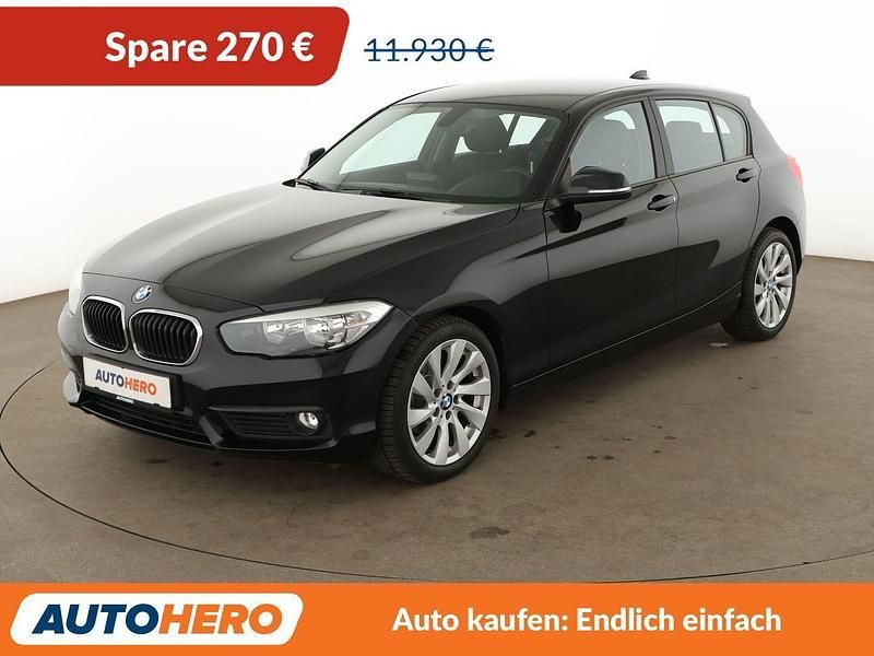 Gebraucht BMW 116 Advantage 109 PS (80 kW) 2017 Schwarz Kleinwagen