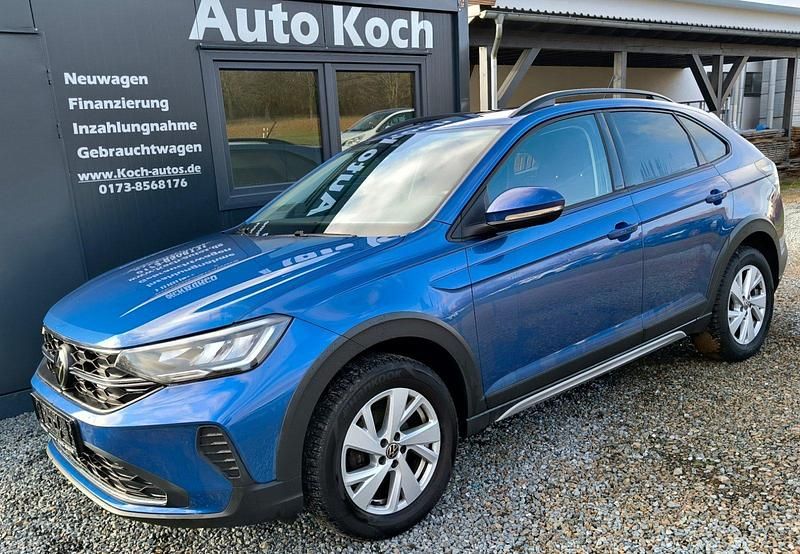 Reef blue metallic Gebraucht 2023 VW Taigo Life SUV | 17.850 € - Bild 1/4