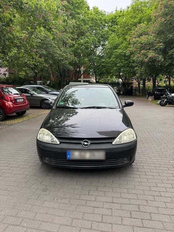 Schwarz Gebraucht 2003 Opel Corsa Kleinwagen | 200 € (Superpreis) - Bild 1/2