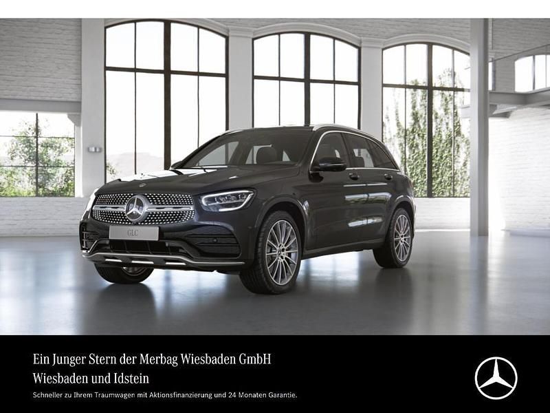 Grafitgrau Gebraucht 2022 Mercedes GLC400d AMG line SUV | 49.890 € (Fairer Preis) - Bild 1/4