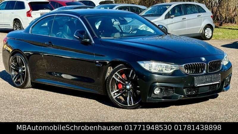 Black sapphire metallic Gebraucht 2015 BMW 435 M Sport Cabrio | 19.999 € (Superpreis) - Bild 1/3