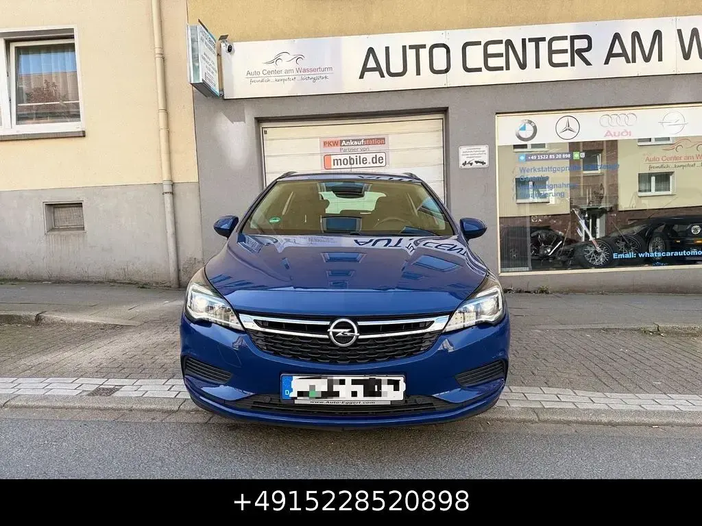 Gebraucht Opel Astra Edition 110 PS (80 kW) 2019 Indigoblau/aegean blue Kombi