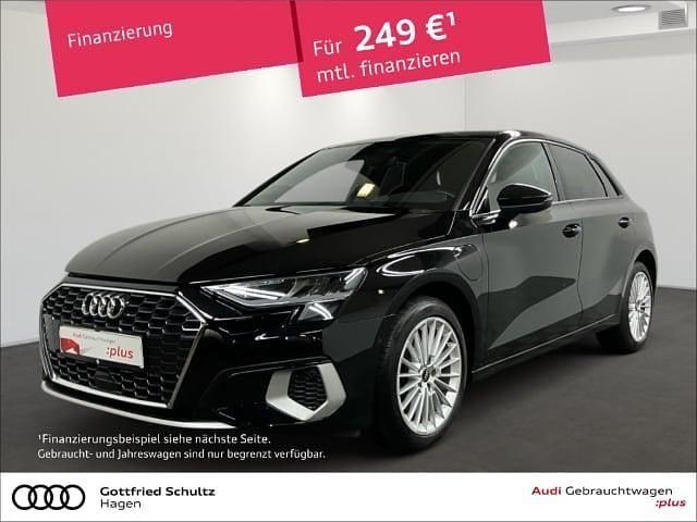 Schwarz Gebraucht 2022 Audi A3 Sportback e-tron Advanced Kleinwagen | 23.450 € (Guter Preis) - Bild 1/3