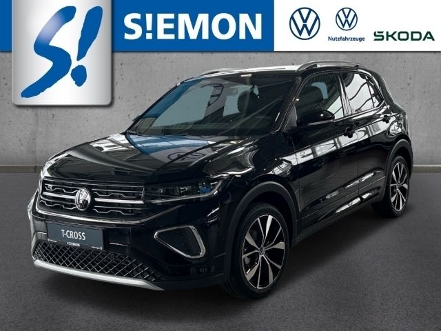 Schwarz Gebraucht 2024 VW T-Cross R-line SUV | 34.450 € - Bild 1/4