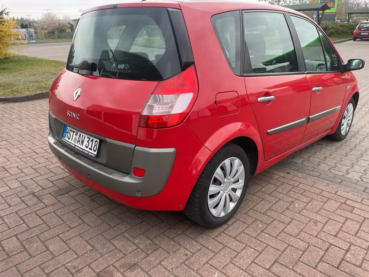 Gebraucht Renault Scénic 112 PS (82 kW) 2003 Rot Van / Kleinbus